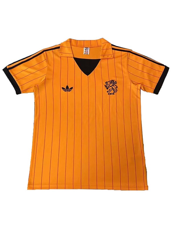 Netherlands maillot rétro domicile Uniforme de football premier maillot de football pour hommes maillot de sport 1974-1987
